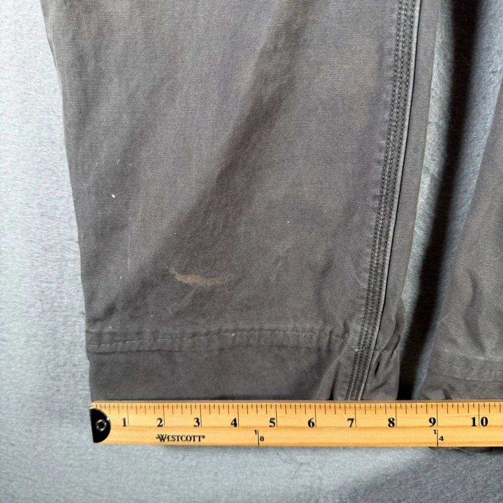 Vintage‎ The North Face Mens Gray Cotton Canvas Heritage Work Pants 34x25